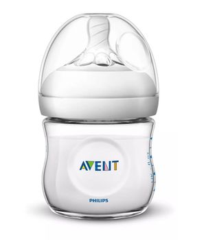 Biberon cu debit lent Avent Natural SCF030/17, 125 ml 