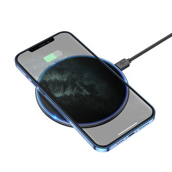 Беспроводная зарядка Borofone BQ3 Pro 15W wireless fast charger [Black] 