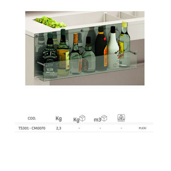 Стойка для бутылок из плексигласа LYXO Plexiglass bottle holder TS301-CM0070