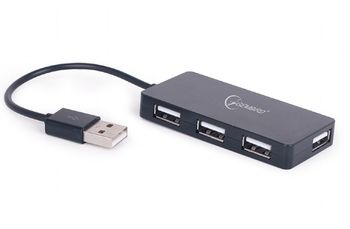 USB 2.0 Hub 4-port Gembird "UHB-U2P4-04", Black 