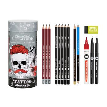 Набор для тату эскизов от Cretacolor 