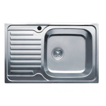 cumpără Chiuveta de bucatarie inox 0,8 mm (satin) 50/78 cm dreapta 5078 R în Chișinău 