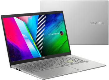 купить NB ASUS 15.6" Vivobook 15 OLED K513EA Silver (Core i3-1125G4 8Gb 256Gb) в Кишинёве 