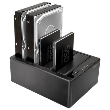 4-Bay SINGLE System External Docking Station Century "CROS4U31C", USB3.1 Gen2 to 4xSATA HDD/SSD 