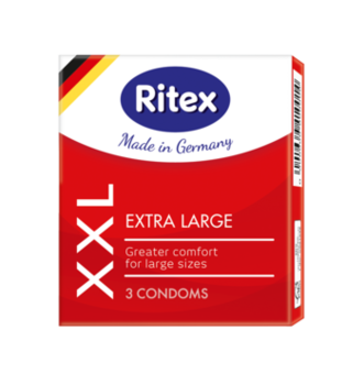 Презервативы - RITEX XXL 3шт. Упаковка 20x3шт 