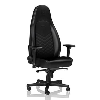 Gaming Chair Noble Icon NBL-ICN-PU-BLA Black/Black, User max load up to 150kg / height 165-190cm 