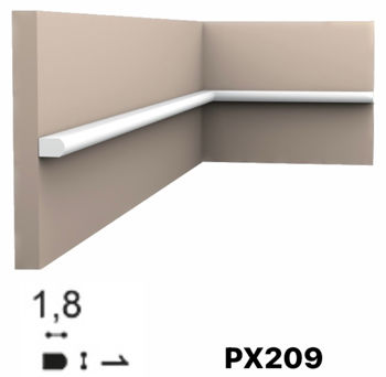 PX209 RIBBON ( L 200 x H 1 x W 1.4 cm)  Duropolymer® ‎ 