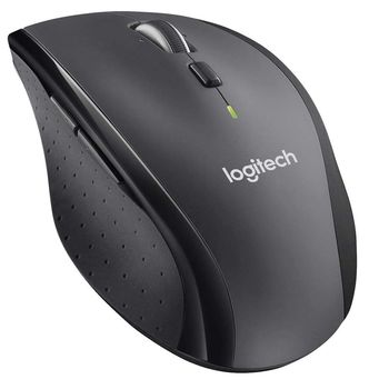 Wireless Mouse Logitech M705, Laser 1000 dpi, 7 buttons, Ergonomic, 2xAA, Black 