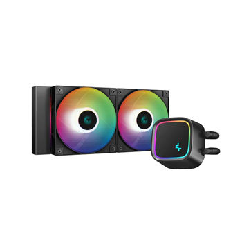 AIO Liquid Cooling Deepcool "LE500 " (<32.9dBA, 85.85CFM, 2x120mm, 6-Color LED, 1238g.) 