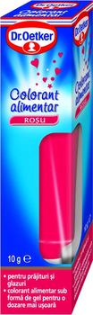 Colorant alimentar roșu Dr. Oetker, 10g 