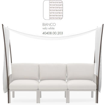 Балдахин навес NARDI KOMODO OMBRA 3 BIANCO velo white 40408.00.203 (Балдахин навес для модульной мебели KOMODO для сада и террасы)