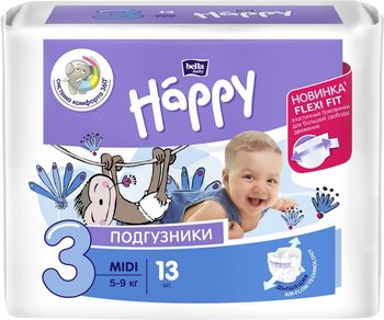 Подгузники Bella Baby Happy Midi, 13 шт. 