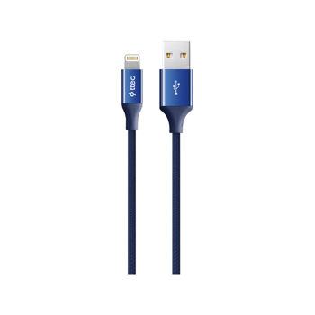 ttec Cable USB to Lightning 2.4A (1m), Blue 
