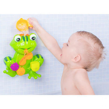 купить Bebelino Игрушка для ванны Забавная лягушка в Кишинёве 