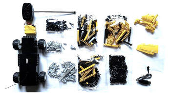 8003, XTech Bricks: 2in1, Pick Up Truck & Roadster, R/C 4CH, 426 pcs 