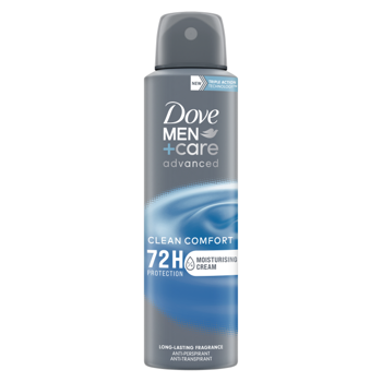 Dove Deo Men +Care Advanced Clean Comfort 150 ml. 