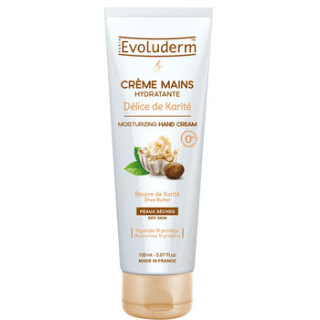 cumpără Evoluderm Crema pentru miini, hidratanta cu karite, 150ml (3021) în Chișinău 