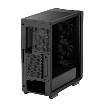 Корпус Case Middletower Deepcool CC560 ATX Black, no PSU, Side panel Tempered Glass,  2xUSB3.0,1xUSB2.0, Audio x 1/Mic x 1, Pre-Installed LED Fans: Front 3X120mm, Rear 1X140mm (carcasa/корпус)