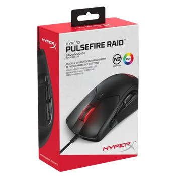 Игровая мышь HyperX Pulsefire Raid, Чёрный 