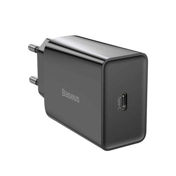 Baseus Speed Mini Quick Charger 1C 20W EU, Black 