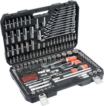 KIT DE UNELTE PROFESIONALE YATO 1/2",1/4", 3/8", 216 elemente 