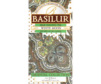 Ceai verde  Basilur Oriental Collection  WHITE MOON  25*1,5g 
