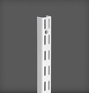 cumpără Profil perete perforație dublă 1276x25x16 mm, alb în Chișinău 