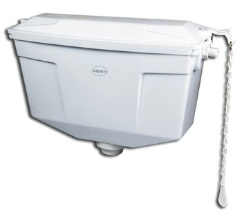купить Бачок WC пластиковый настенный (высокоуровневый) 450-002/450-001 LORD 2000 6 л  VISAM в Кишинёве 