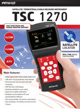 купить Amiko MultiTracker TSC-1270 DVB-S2/T2/C в Кишинёве 