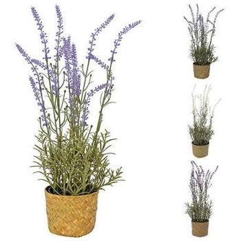 Plantă artificială Promstore 47502 Цветок искусственный Лаванда в горшке 46cm