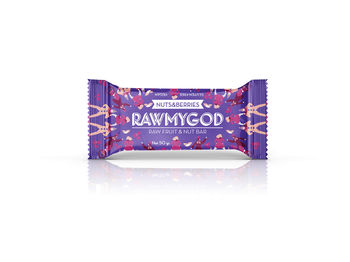 Батончик Rawmygod (орехи и ягоды), 50 г 