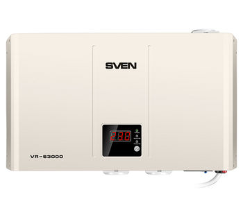 Stabilizer Voltage SVEN  VR-S3000  max.1800W, Output sockets: 2 × CEE 7/4 