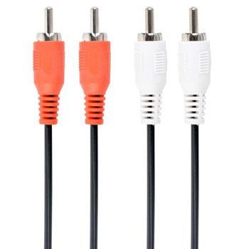 Cable RCA*2 - RCA*2,  1.8m, Cablexpert, CCA-2R2R-6 