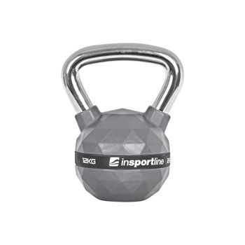 Gantera Vin-Bell 12 kg otel / crom / PU inSPORTline Kettlebell 21641 (10369) 