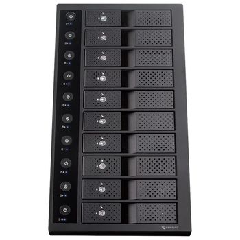 10-Bay SINGLE System External Enclosure Century "CRST1035U32CIS", USB3.2 Gen2 to 10x SATA 3.5" 