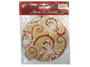 Decoratiune pentru brad "Disc cu ornament" 150mm 