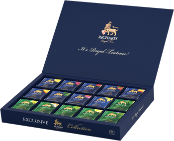 RICHARD EXCLUSIVE COLLECTION FRUIT & HERBAL TEAS 120 pac 