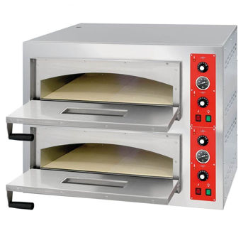 купить Печь для пиццы, 2 отделения, температура 500°С, 6 кВт, 1100 х 850 х 750 мм в Кишинёве 