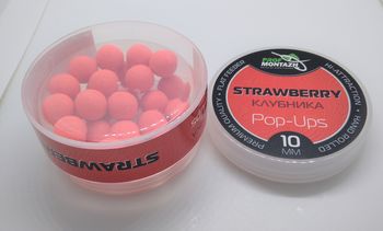 Boilies-uri Pop-up Căpșună, 10mm 