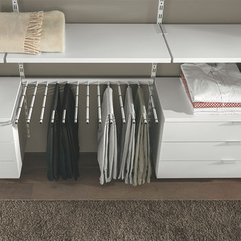 cumpără Cuier pentru pantaloni cu 13 bare 800x400 mm, alb în Chișinău 