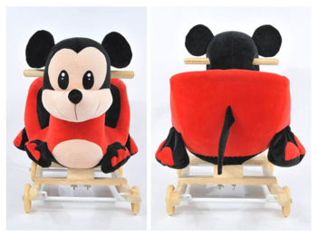 Balansoar 2 în 1 din lemn Mickey Mouse Red 