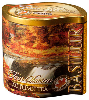 cumpără Ceai negru  Basilur Four Seasons  AUTUMN TEA, cutie metalică,  100 g în Chișinău 
