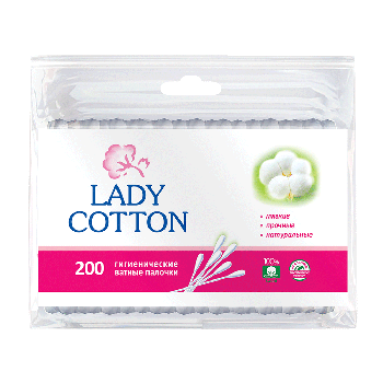Палочки ватные Lady Cotton, 200 шт. 