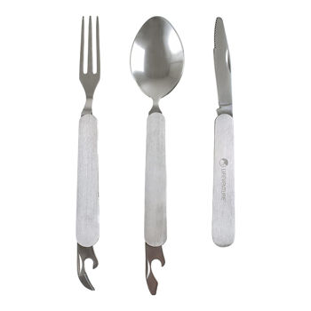 купить Вилка-ложка-нож Lifeventure Folding Cutlery Set, 9500 в Кишинёве 