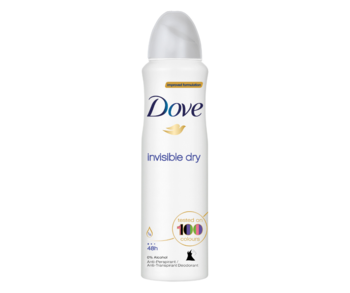 Antiperspirant Dove Invisible Dry, 150 ml. 