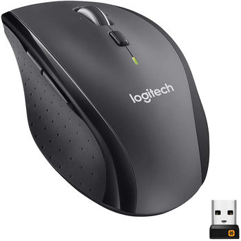 Мышь беспроводная Logitech M705 Marathon Wireless Mouse Charcoal, USB 910-006034 (mouse fara fir/беспроводная мышь)