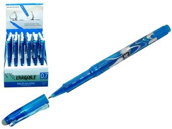 Ручка гелевая со стирателем, 0.7mm, синяя 