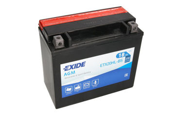 Стартерная аккумуляторная батарея YTX20HL-BS EXIDE 