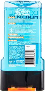 Gel de dus corp, fata si par L’Oreal Men Expert Cool Power Icy-Caps, 300ml 