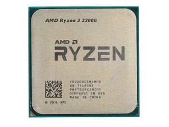 APU AMD Ryzen 3 PRO 2200G (3.5-3.7GHz, 4C/4T,L2 2MB,L3 4MB,14nm, Vega 8 Graphics, 65W), AM4, Tray 